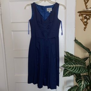 Blue midi dress